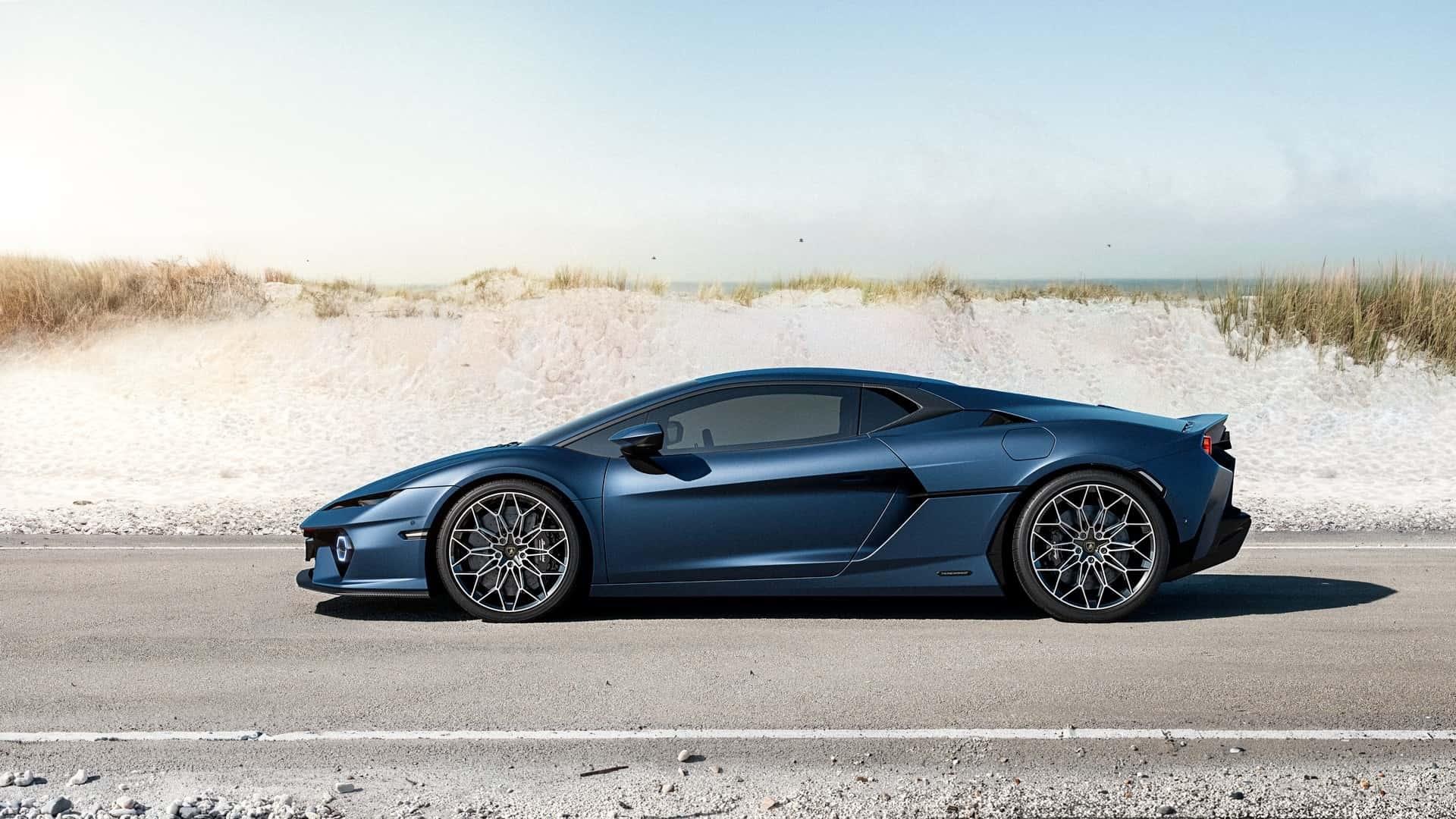 Lamborghini Timerario Blue Side Sand