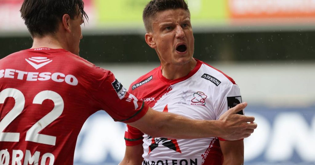 Gilly Vossen pulls Zolt Wargim’s tie against undefeated Charleroi |  Jupiler Pro League