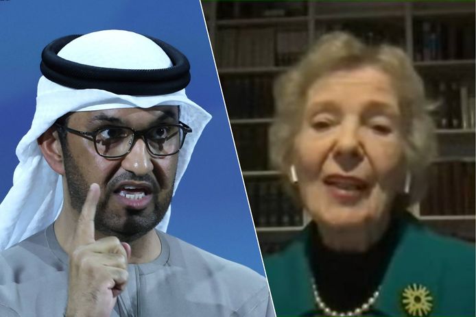 Sultan Ahmed Al Jaber and Irishwoman Mary Robinson.