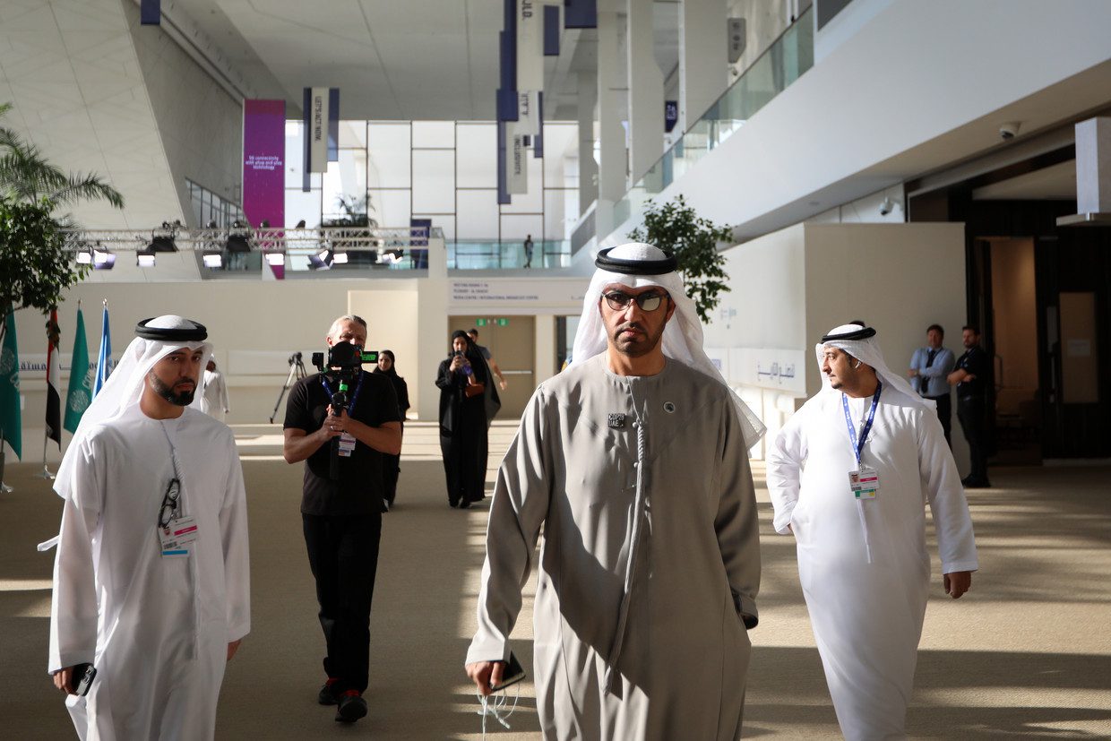 Sultan Ahmed Al Jaber, Chairman of the Dubai Climate Summit.  Image by Getty Images