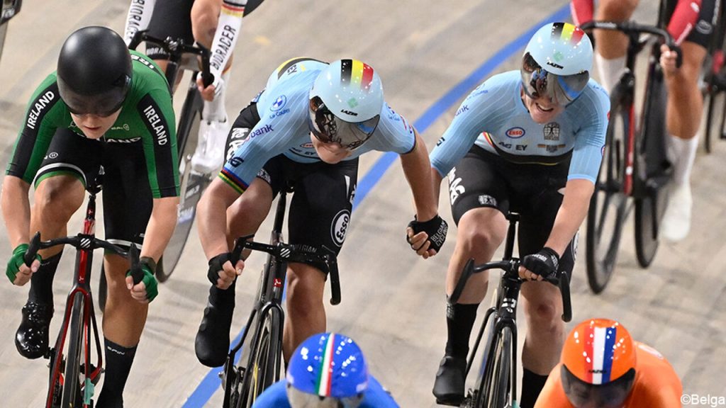 Belgium ends the European Track Cycling Championships with 6 medals, after a silver for Kopecky/De Klerk on the final day