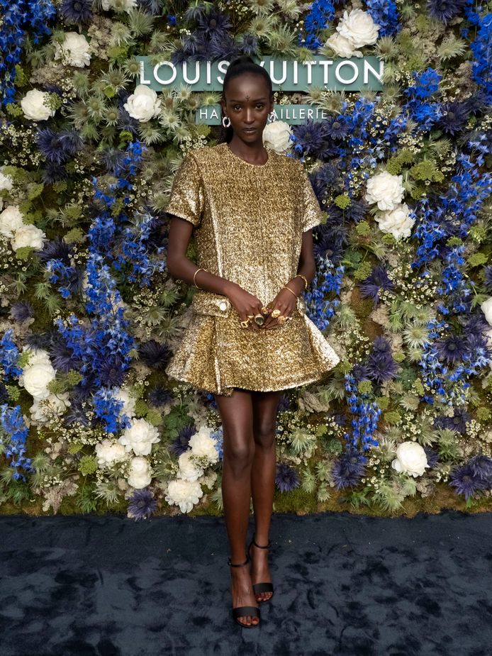 Marie-Pierra Cacoma at the Louis Vuitton Monaco Gala Dinner on July 1, 2021 in Monaco.