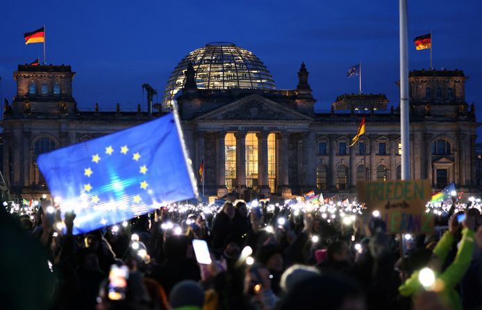 Anti-far-right party demonstration in Berlin.