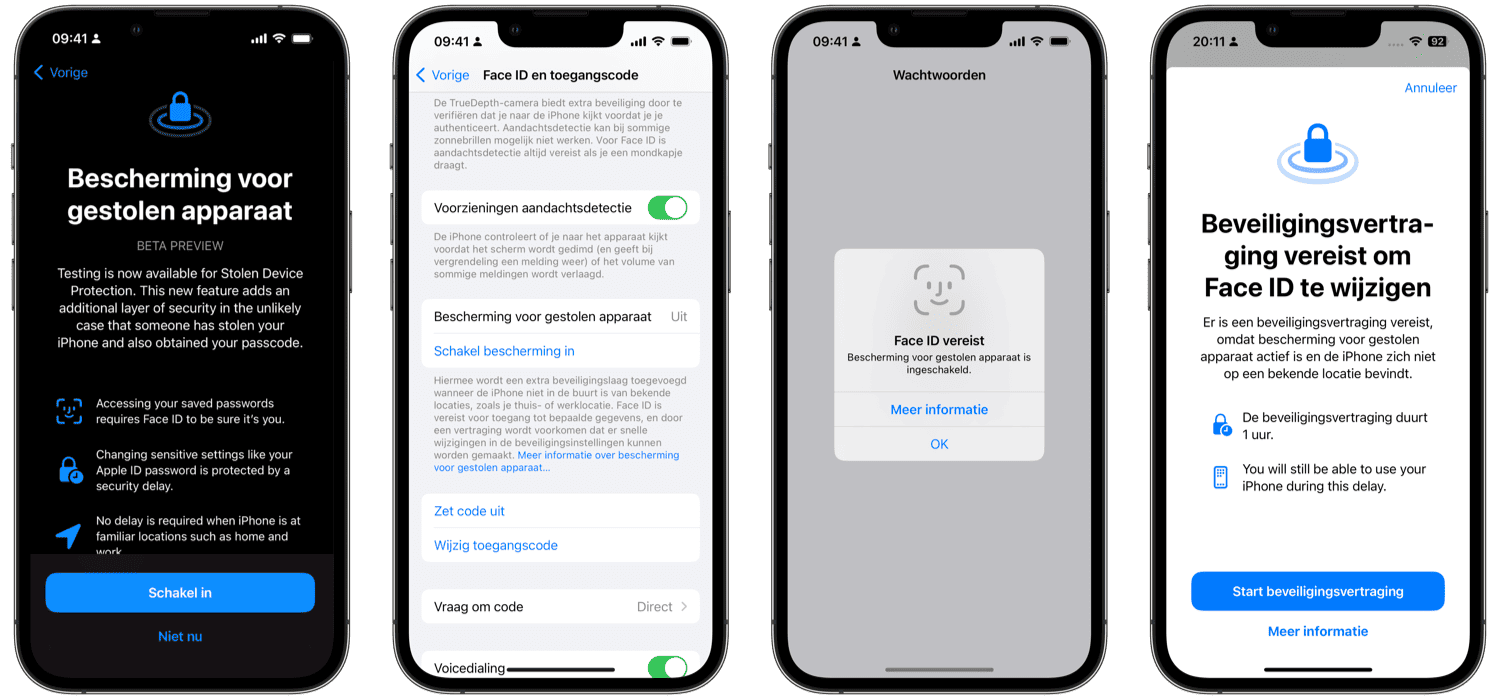 Enable and use Stolen Device Protection on iPhone