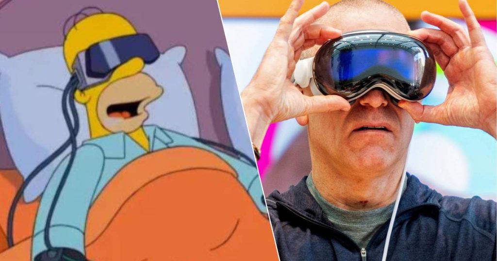 'The Simpsons' does it again: Apple Vision Pro glasses appear in a 2016 episode |  television