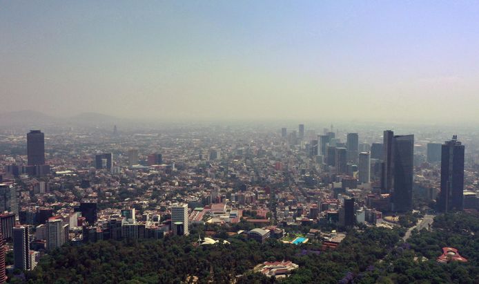 View of Mexico City.