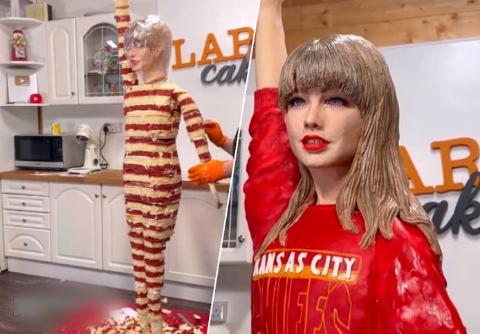 British baker makes life-sized cake for Taylor Swift