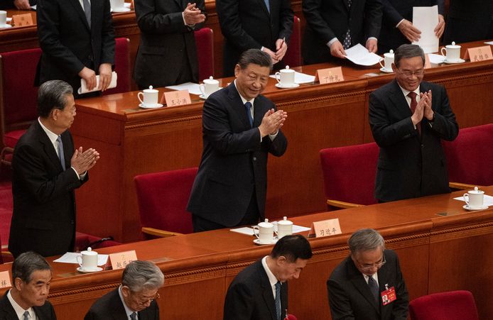 President Xi Jinping at the National People's Congress.