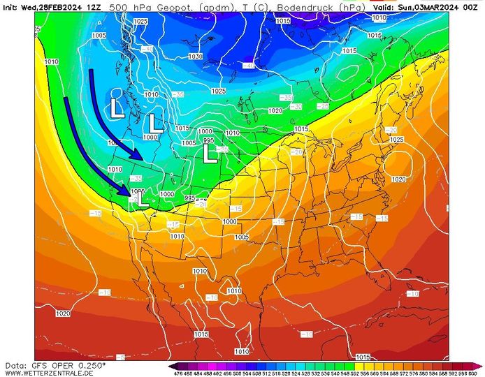 Low snow pressure in the Sierra Nevada