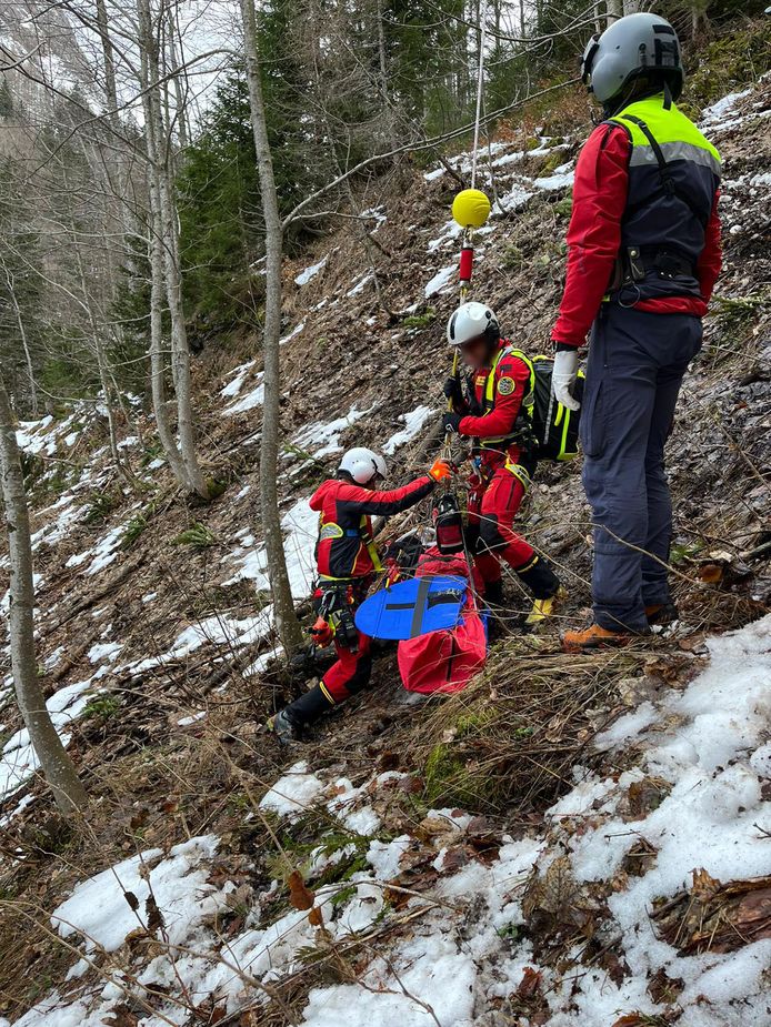 The boy was suffering from hypothermia and barely conscious.