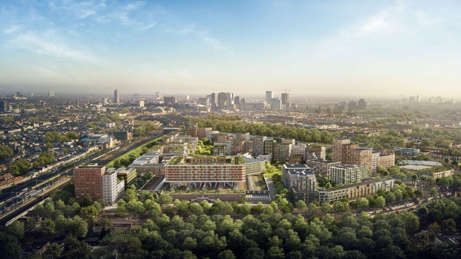 The public space in the Kartesius district of Utrecht becomes a green playground for all ages