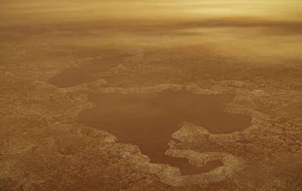 Surfing on Titan?  Waves appear to exist in lakes and seas on Saturn's moon Titan