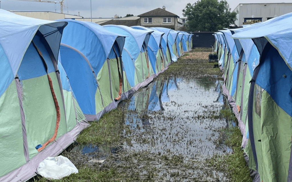 Graspop 2024 evacuates camp sites after floods, and campers receive emergency shelter