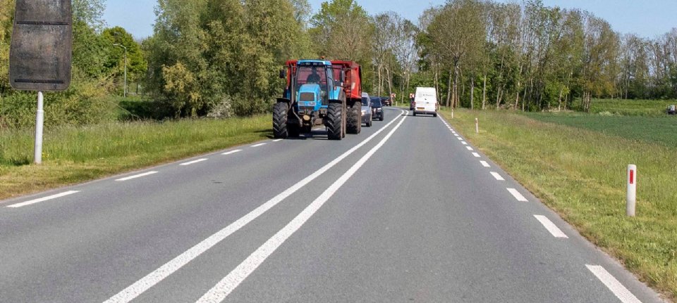 More space for agricultural traffic on regional roads in the South of the Netherlands