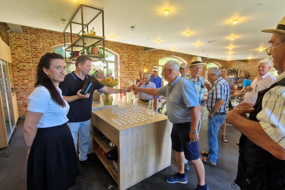 German winegrowers visit Oud Conynsbergh winery: “Visiting Belgium for the first time as a wine country”