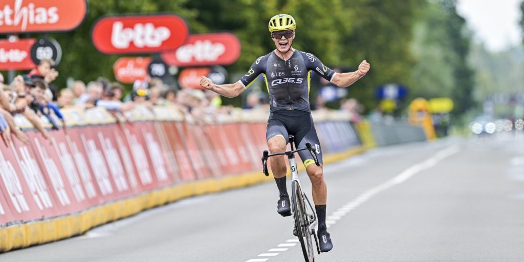 Jelte Krijnsen surprises with Druivenkoers win on Q36.5 Pro Cycling debut